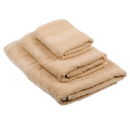 Полотенце махровое Гермес 35х60см, гладкокрашенное, 325г/м2, бежевый (Россия)