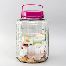 Банка стеклянная с отверстием для гидрозатвора, 12 л - Simaland фото 6