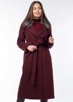 Пальто женское утепленное (пояс)