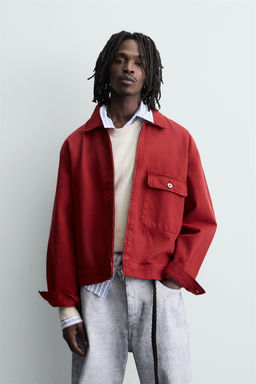 RELAXED FIT DENIM JACKET - Zara фото 2