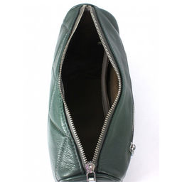 Сумка женская натуральная кожа JRP-2034-9, 1отд+евро/карм, плечевой ремень, зеленый 263366 - Adelia фото 3