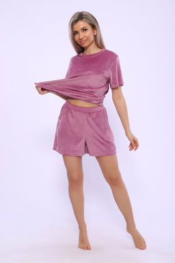 Костюм Натали 71118 футболка и шорты из велюра  фото 13