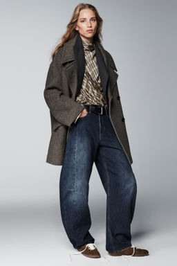 ZW COLLECTION LIMITED EDITION DRAPED CHECK SHIRT