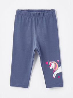 Beli Lastikli Bask?l? K?z Bebek Tayt 2li 3/4 - Waikiki фото 2