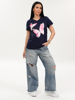 IV-CAPRIZ Поликсена - футболка чернильный