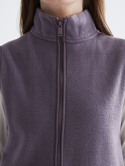 Dik Yaka Kad?n Polar Yelek