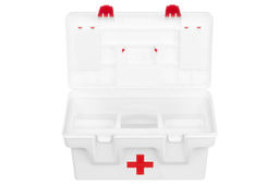 Ящик для медикаментов-аптечка 16 л 40,5*23,5*21 см Массимос крыш.с 2-мя защел.и 2-мя органай+вклад - Elan gallery фото 24