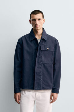 CANVAS POCKET OVERSHIRT