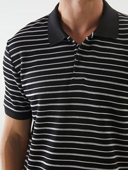 Polo Yaka ?izgili Erkek Ti??rt