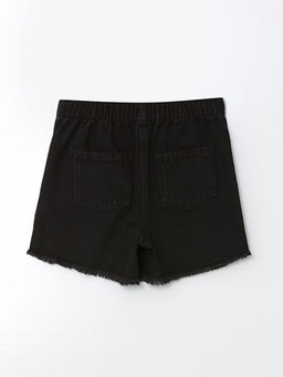 Beli Lastikli K?z ?ocuk Jean ?ort Etek