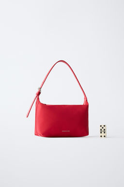 BOLSO SHOULDER NYLON / Rojo - Zara фото 6