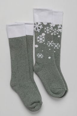 Цена за 6 пар. Гольфы Снежинка детские