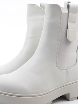 04-PAX24-2Z MILK Ботинки зимние женские (натуральная кожа, 100% шерсть)