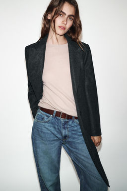 ABRIGO HOMBRERAS SOFT / Gris vigor? - Zara фото 2