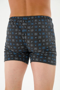 Трусы-боксеры мужские из кулирки антрацит - Амадэль фото 2