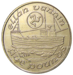 5 фунтов 1992 года Остров Мэн