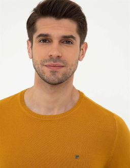 Safran Slim Fit Bisiklet Yaka Basic Triko Kazak - Pierre cardin фото 2