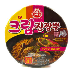 Лапша б/п рамен со вкусом морепродуктов в сливочном соусе Ottogi, Корея, 105 г Акция