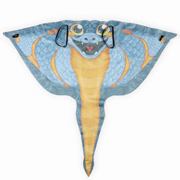 Карнавальный набор «Прикольная Змея», накидка, маска, синий