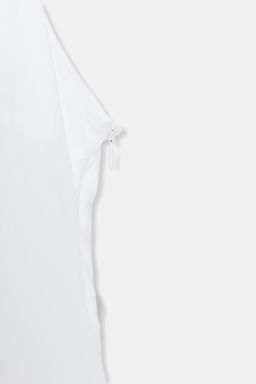 VESTIDO HALTER POPEL?N / Blanco - Zara фото 6