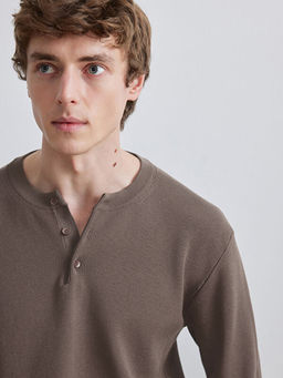 Bisiklet Yaka Erkek Triko Kazak