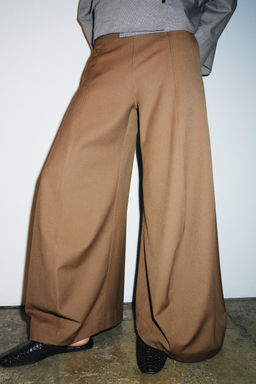 ZW COLLECTION VOLUME WIDE-LEG TROUSERS