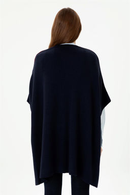 Женское темно-синее трикотажное пончо - U.s. polo assn фото 12