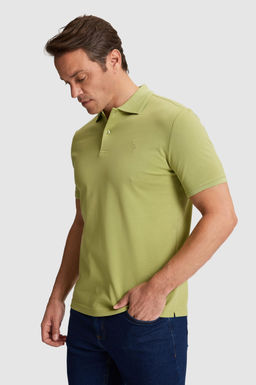 Erkek Ye_il Regular Fit Polo Yaka Basic Ti__rt - U.s. polo assn фото 3