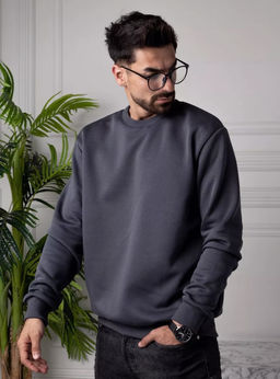 K10740 Свитшот ГРАФИТ