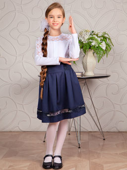 Блузка "Илона", белый