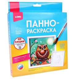 Панно-раскраска «Сова» 15×15 см