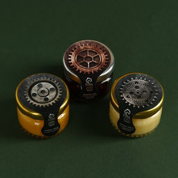 Подарочный набор Тому, кто всегда впереди: чай чёрный 50 г., кофе со вкусом: лесной орех 50 г., варенье из сосновых шишек 30 г., крем-мёд 2 шт х 30 г - Фабрика счастья фото 2