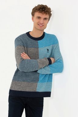 U. S. Polo Assn / Мужской темно-синий свитер