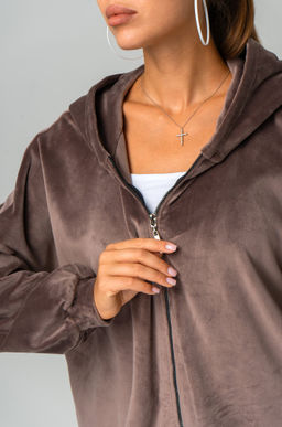 Женский костюм оверсайз из велюра Happyfox