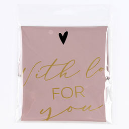 Цена за 5 шт. Воздушный шар фольгированный 18" With love for you