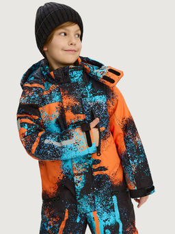 Комбинезон 8з1325 оранж/черный - Nikastyle фото 3