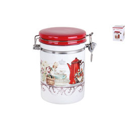 Банка для сыпучих продуктов 850мл с клипсой п/уп, Dream tea HC8600B-Q17