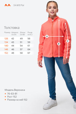 Теплая детская флисовая толстовка Happy Fox  фото 61