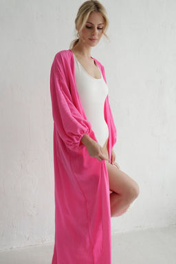 9571 Кимоно длинное розовое - Martichelli фото 13