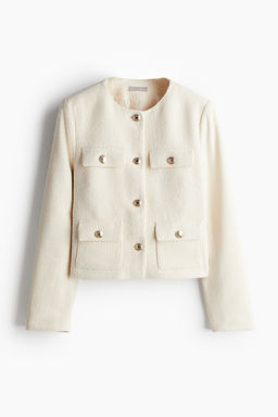 Chaqueta en tejido texturizado