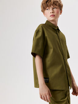 ACOOLA / Сорочка верхняя детская для мальчиков Fortiso хаки