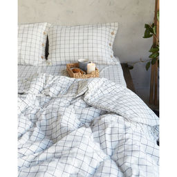 Постельное бельё Этель Клетка 1.5 сп, размер 155х210 см, 160х240 см, 50х70 см-2шт  фото 10