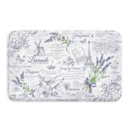 VAL LV-P-58 Коврик для ванной комнаты, 50*80*1.5 см, мягкая основа, LAVANDE, шт