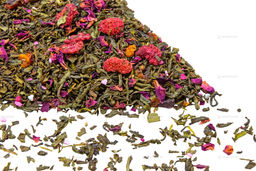 Зеленый ароматизированный чай "GRUNBERG" LITE " Малиновый зефир "