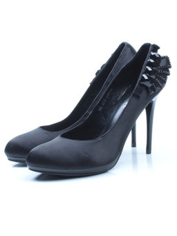 06-A8380-N39 BLACK Туфли женские (шелк)