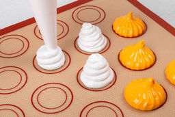 S-CHIEF SHF-0080 Мат для выпечки с разметкой для пирожных макарон 29.5 см х 42 см 1 шт  фото 4