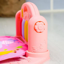 Развивающий музыкальный коврик «Малыш», пианино, 4 игрушки, зеркало, размер 110х83 см