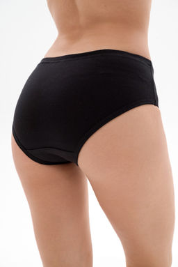 Трусы женские из кулирки с лайкрой черный - Амадэль фото 2