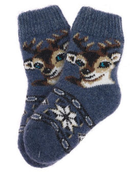 Носки детские "Оленёнок и орнамент" 6529-6