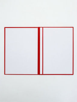 Папка адресная бумвинил А4 (пухлая) "Выпускнику" красная